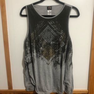 Harley Davidson Woman’s Freedom For All Gray Tank Top